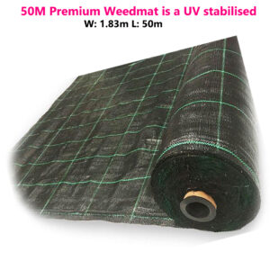 50M Premium UV stabilised Weedmat (1.83m x 50m)
