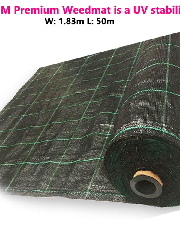 50M Premium  UV stabilised Weedmat (1.83m x 50m)