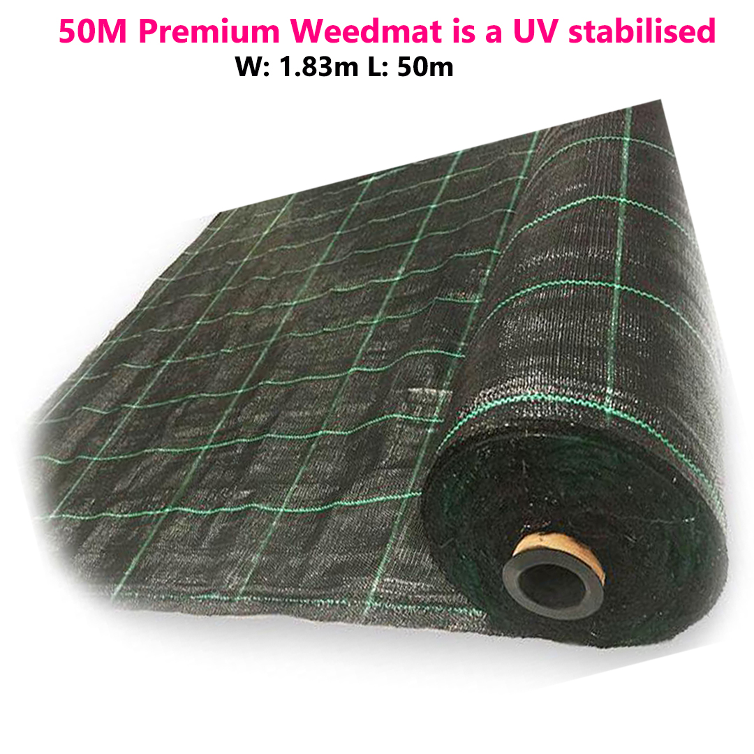 50M Premium  UV stabilised Weedmat (1.83m x 50m)