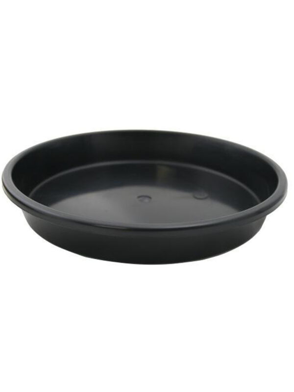 400mm Black plastic Saucer