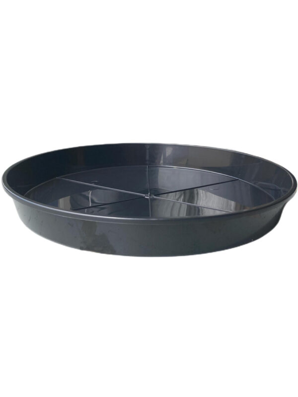 500mm Black plastic Saucer